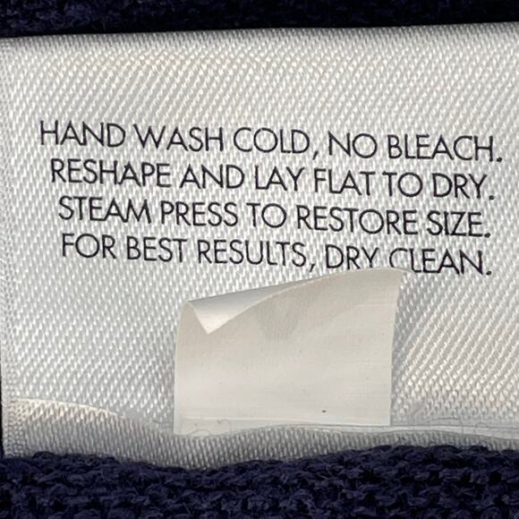 Eileen Fisher Women's Organic Linen Sweater, Semi-Sheer; Sz. S, Classic Preppy - Picture 4 of 9